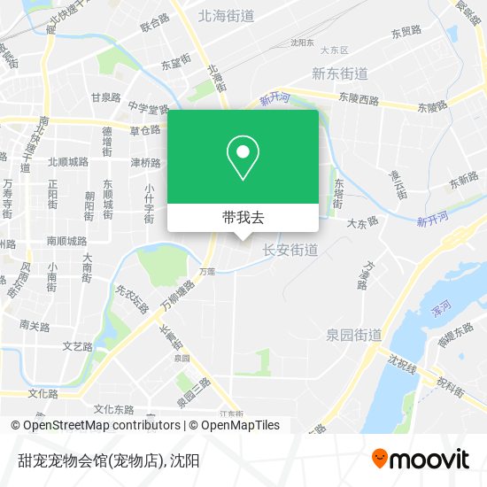 甜宠宠物会馆(宠物店)地图