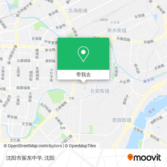 沈阳市振东中学地图