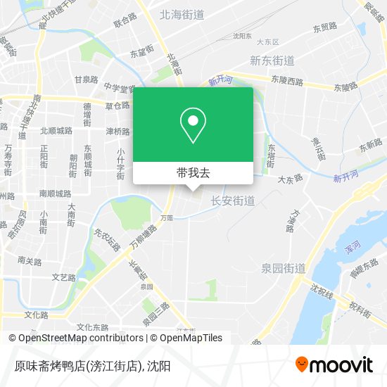 原味斋烤鸭店(滂江街店)地图