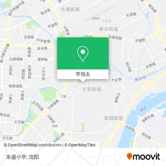 东盛小学地图