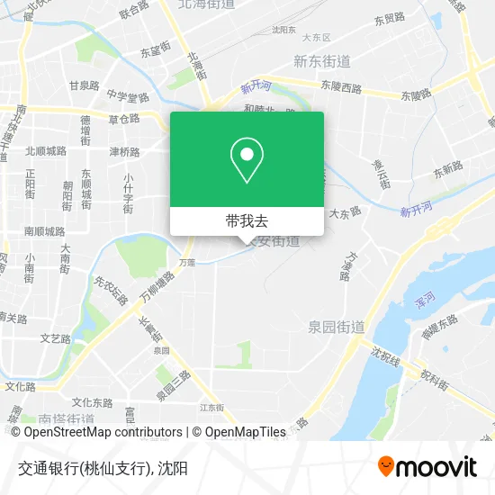 交通银行(桃仙支行)地图