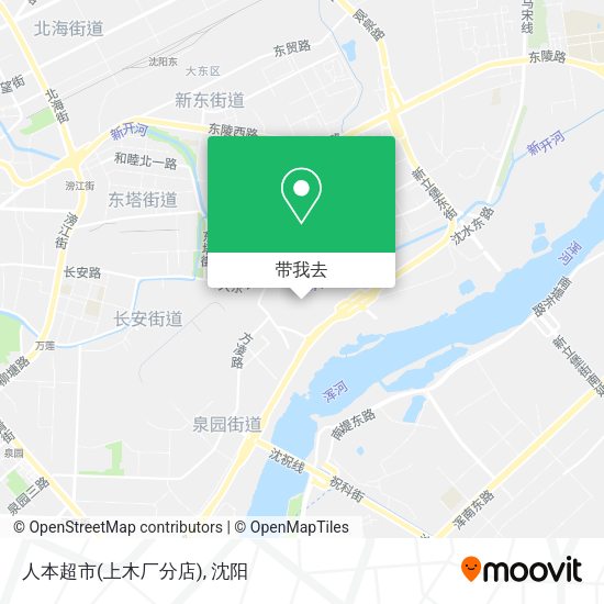 人本超市(上木厂分店)地图