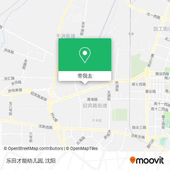 乐田才能幼儿园地图