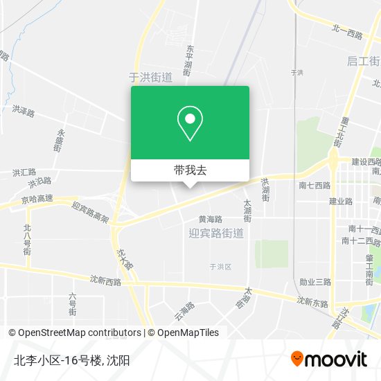 北李小区-16号楼地图