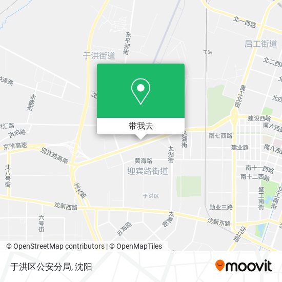 于洪区公安分局地图