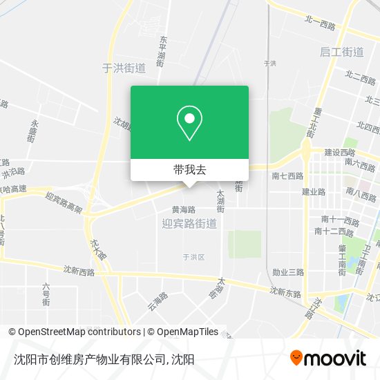 沈阳市创维房产物业有限公司地图