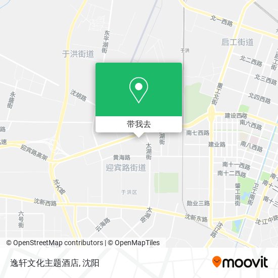 逸轩文化主题酒店地图