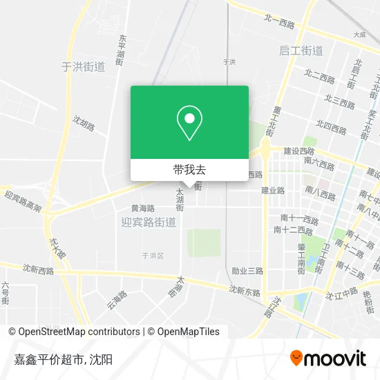 嘉鑫平价超市地图