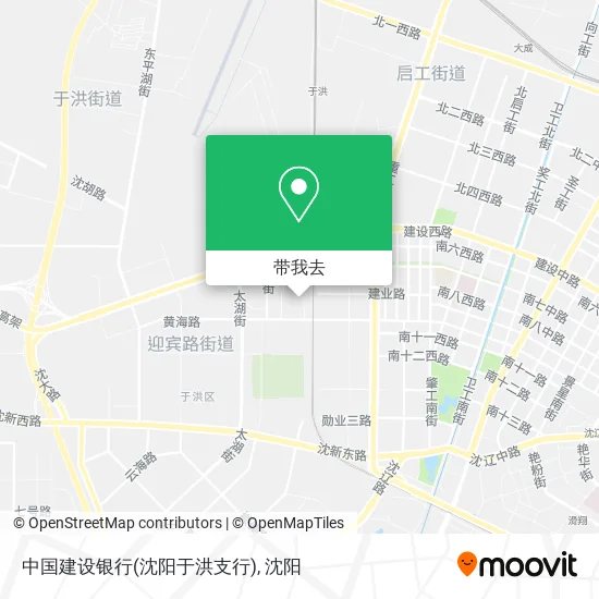 中国建设银行(沈阳于洪支行)地图