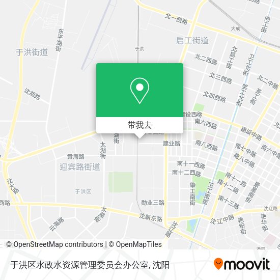 于洪区水政水资源管理委员会办公室地图