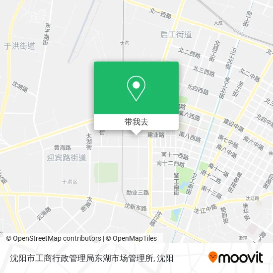 沈阳市工商行政管理局东湖市场管理所地图