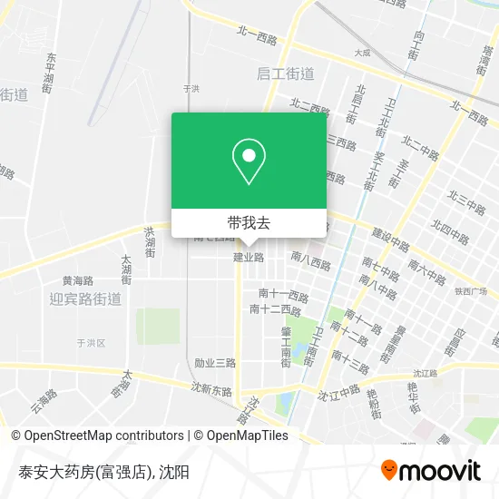 泰安大药房(富强店)地图