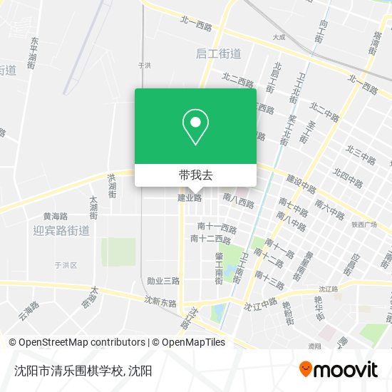 沈阳市清乐围棋学校地图