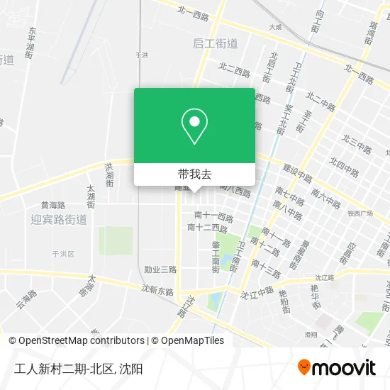 工人新村二期-北区地图