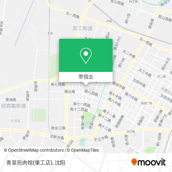 青菜煎肉馆(肇工店)地图