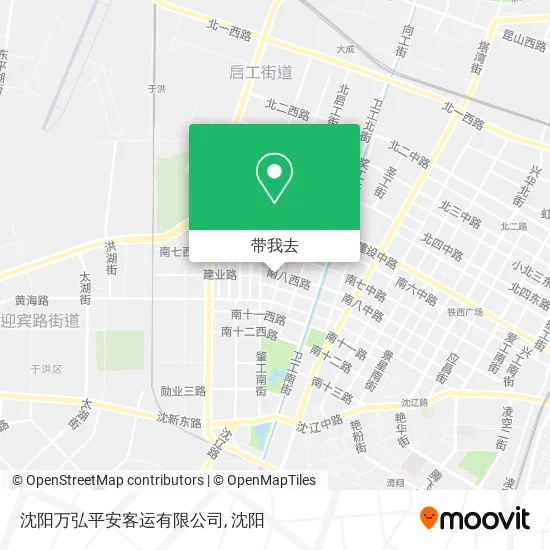 沈阳万弘平安客运有限公司地图