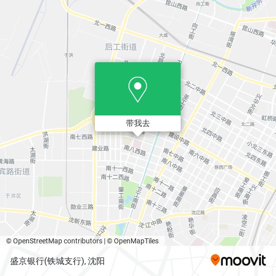 盛京银行(铁城支行)地图