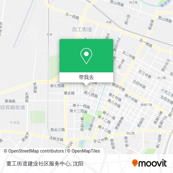 重工街道建业社区服务中心地图