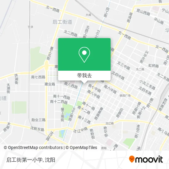 启工街第一小学地图