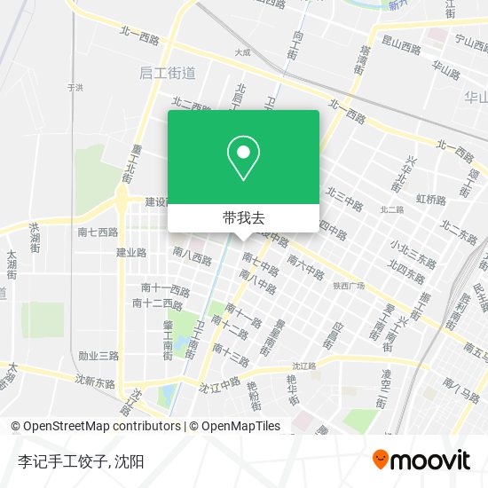 李记手工饺子地图