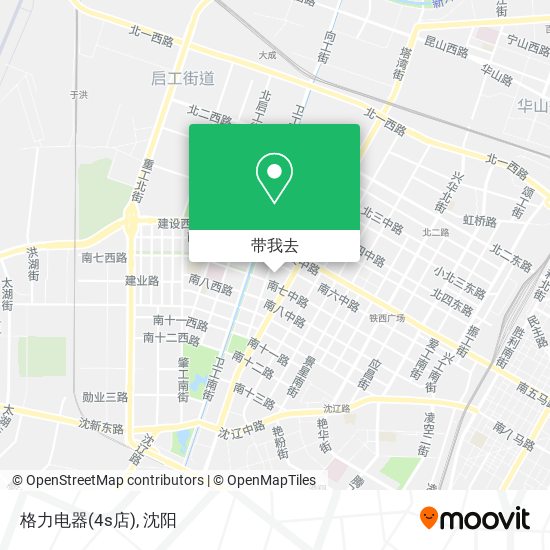 格力电器(4s店)地图