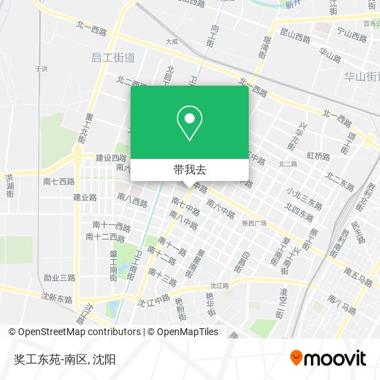 奖工东苑-南区地图