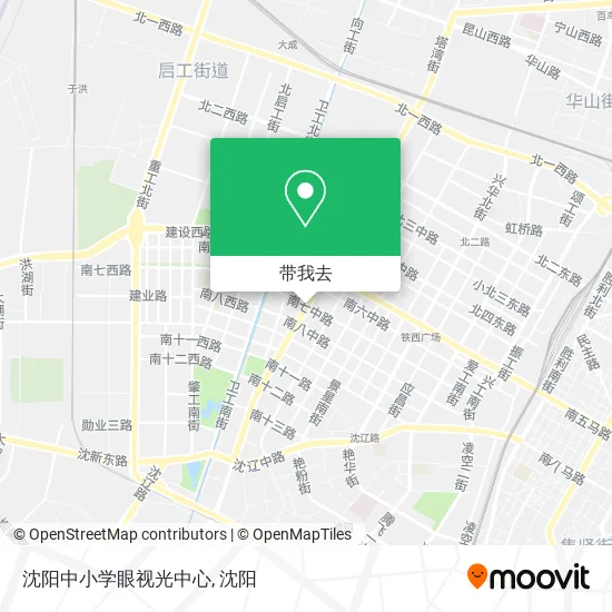沈阳中小学眼视光中心地图
