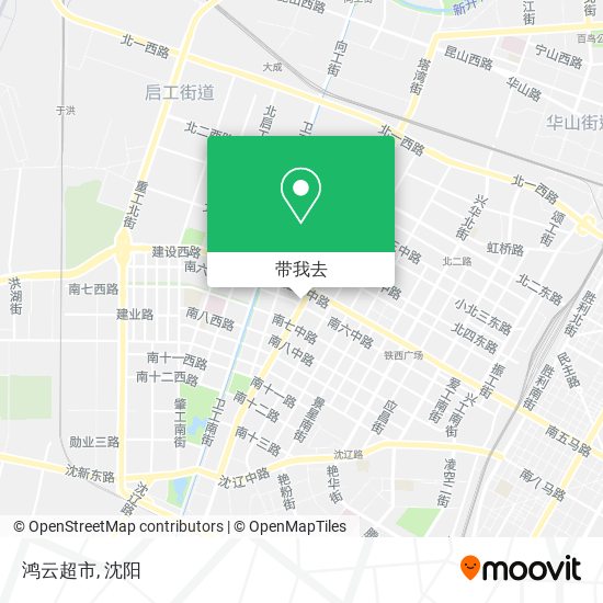 鸿云超市地图