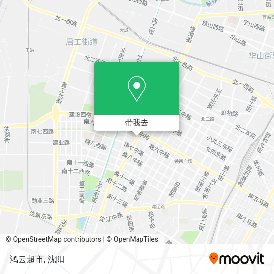 鸿云超市地图