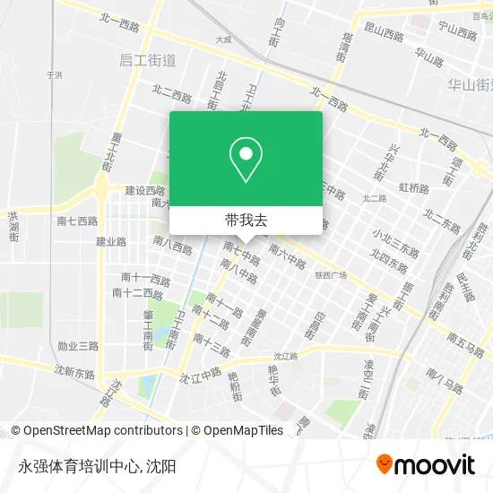 永强体育培训中心地图