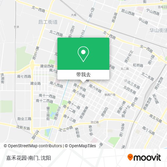 嘉禾花园-南门地图