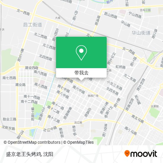 盛京老王头烤鸡地图