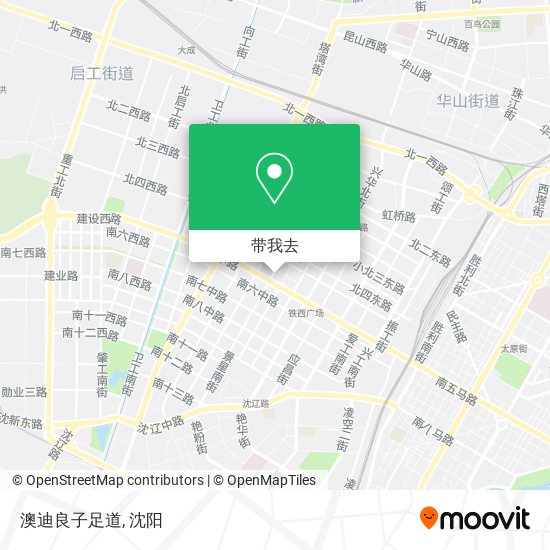 澳迪良子足道地图