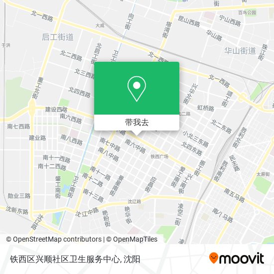 铁西区兴顺社区卫生服务中心地图