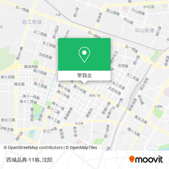 西城晶典-11栋地图