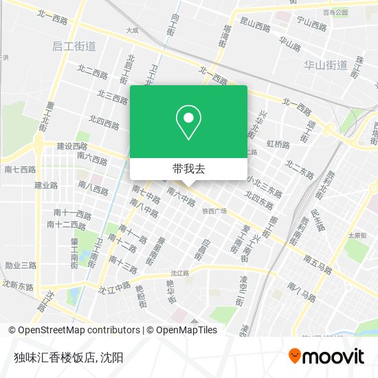 独味汇香楼饭店地图