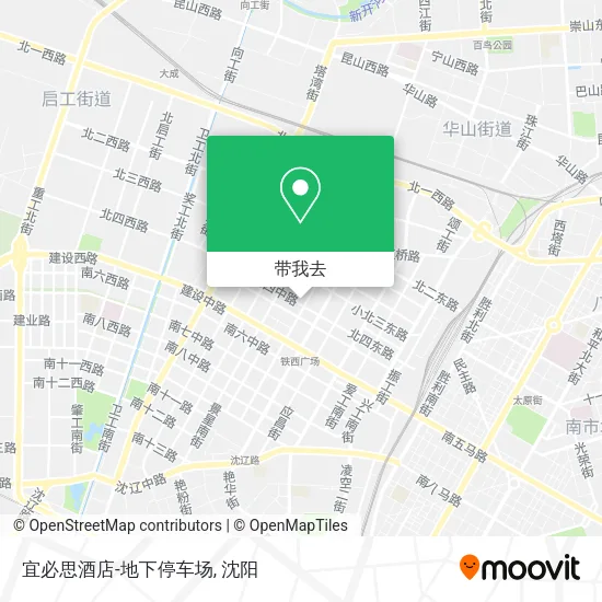 宜必思酒店-地下停车场地图