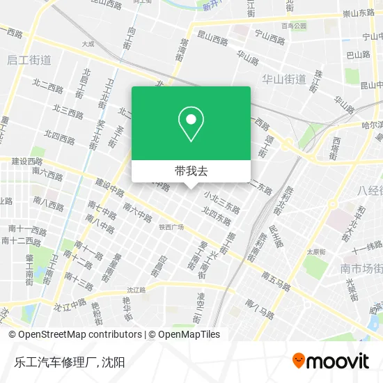 乐工汽车修理厂地图