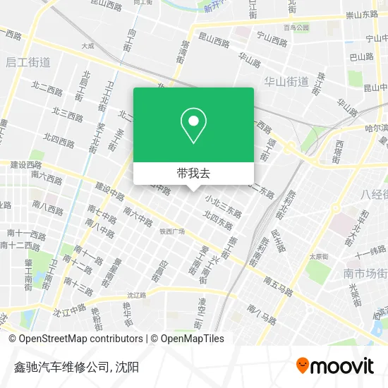 鑫驰汽车维修公司地图