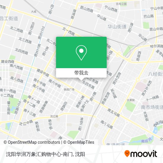 沈阳华润万象汇购物中心-南门地图