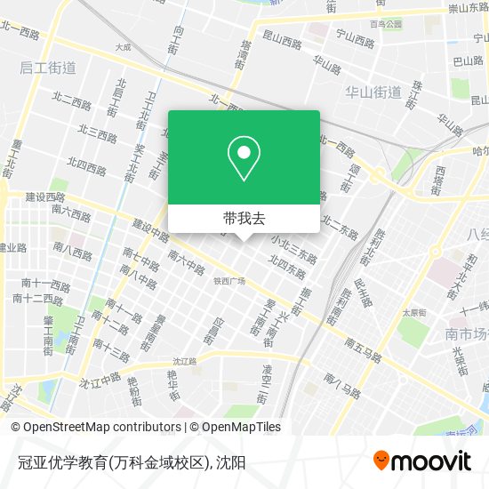 冠亚优学教育(万科金域校区)地图