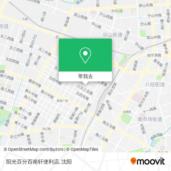 阳光百分百南轩便利店地图