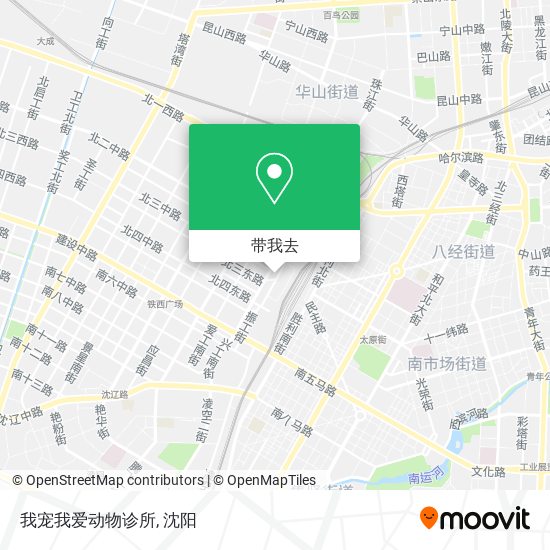 我宠我爱动物诊所地图