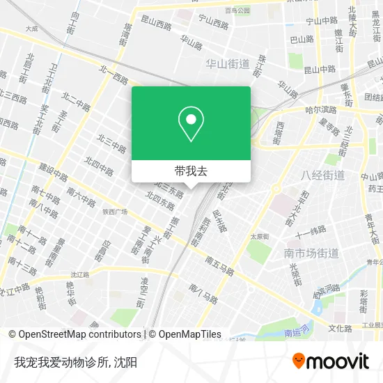 我宠我爱动物诊所地图