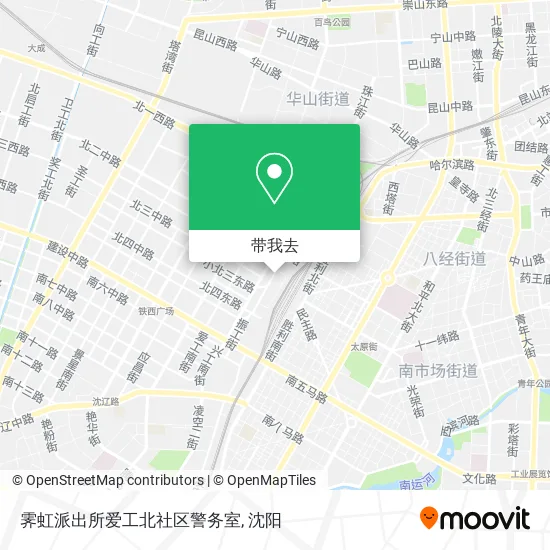霁虹派出所爱工北社区警务室地图