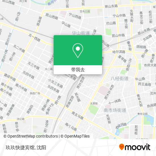 玖玖快捷宾馆地图