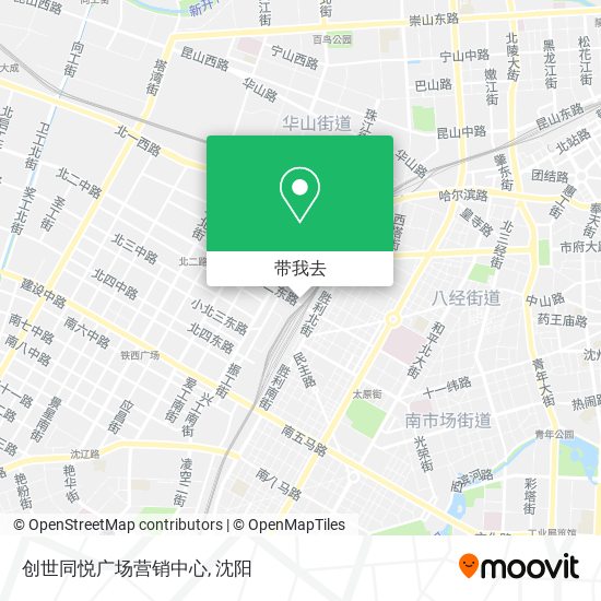 创世同悦广场营销中心地图