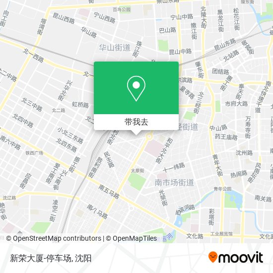 新荣大厦-停车场地图