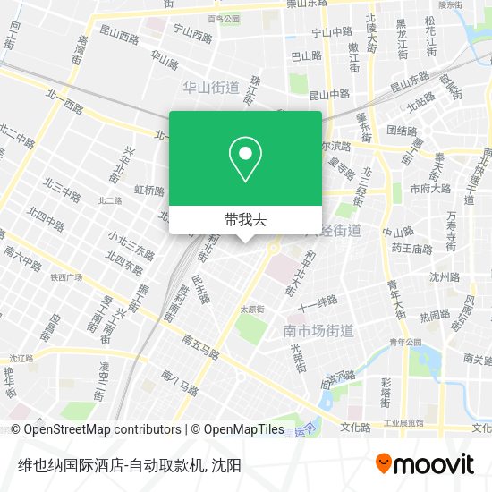 维也纳国际酒店-自动取款机地图