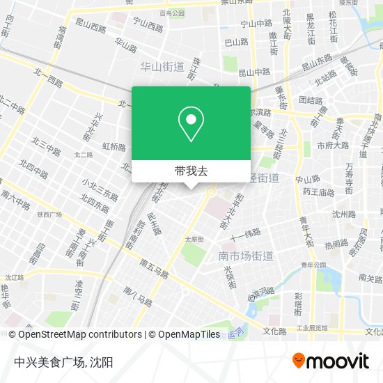 中兴美食广场地图